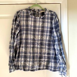 Blue Plaid Shirt - NEW & Very SOFT